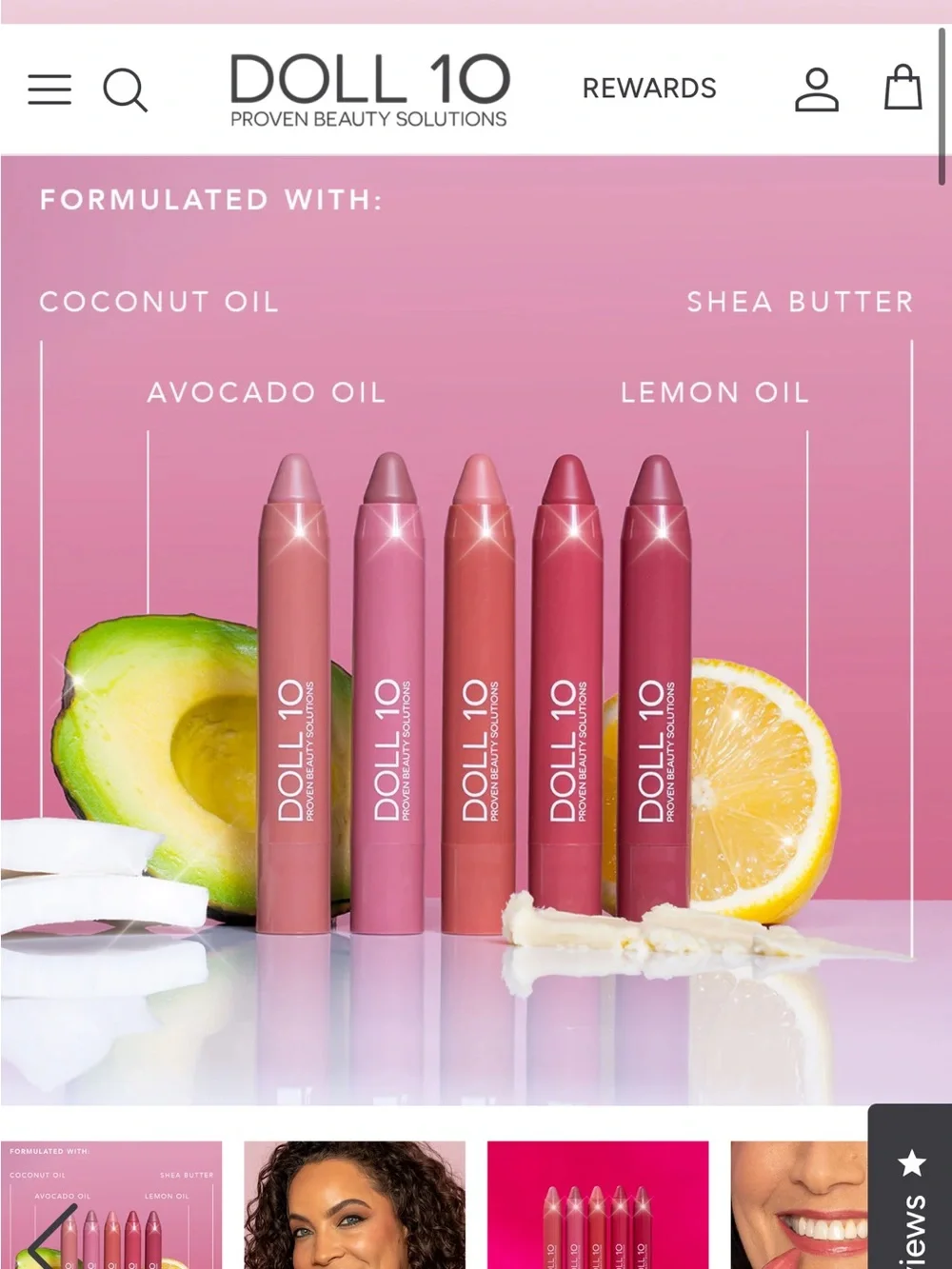 Doll 10 One Kiss At A Time Holiday Lip Crayon Collection